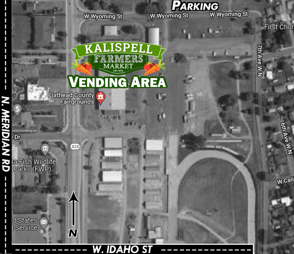 Kalispell Harvest and Holiday Market Map